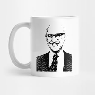 Milton Friedman Vector Mug